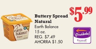 Buttery Spread Natural Earth Balance