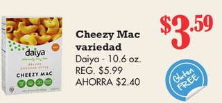 Cheezy Mac variedad Daiya