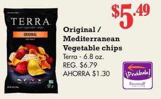 Original / Mediterranean Vegetable chips Terra