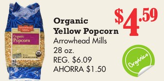 Organic Yellow Popcorn