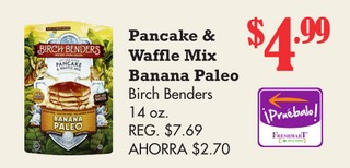 Pancake & Waffle Mix Banana Paleo