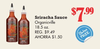 Sriacha Sauce Organicville
