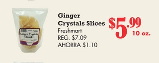 Ginger Crystals Slices Freshmart