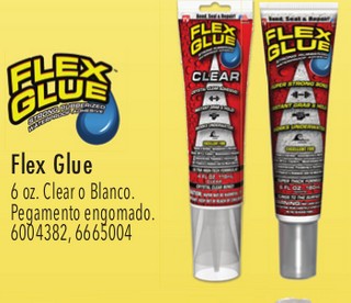 Flex Glue 6 oz Clear o Blanco. Pegamento Engomado